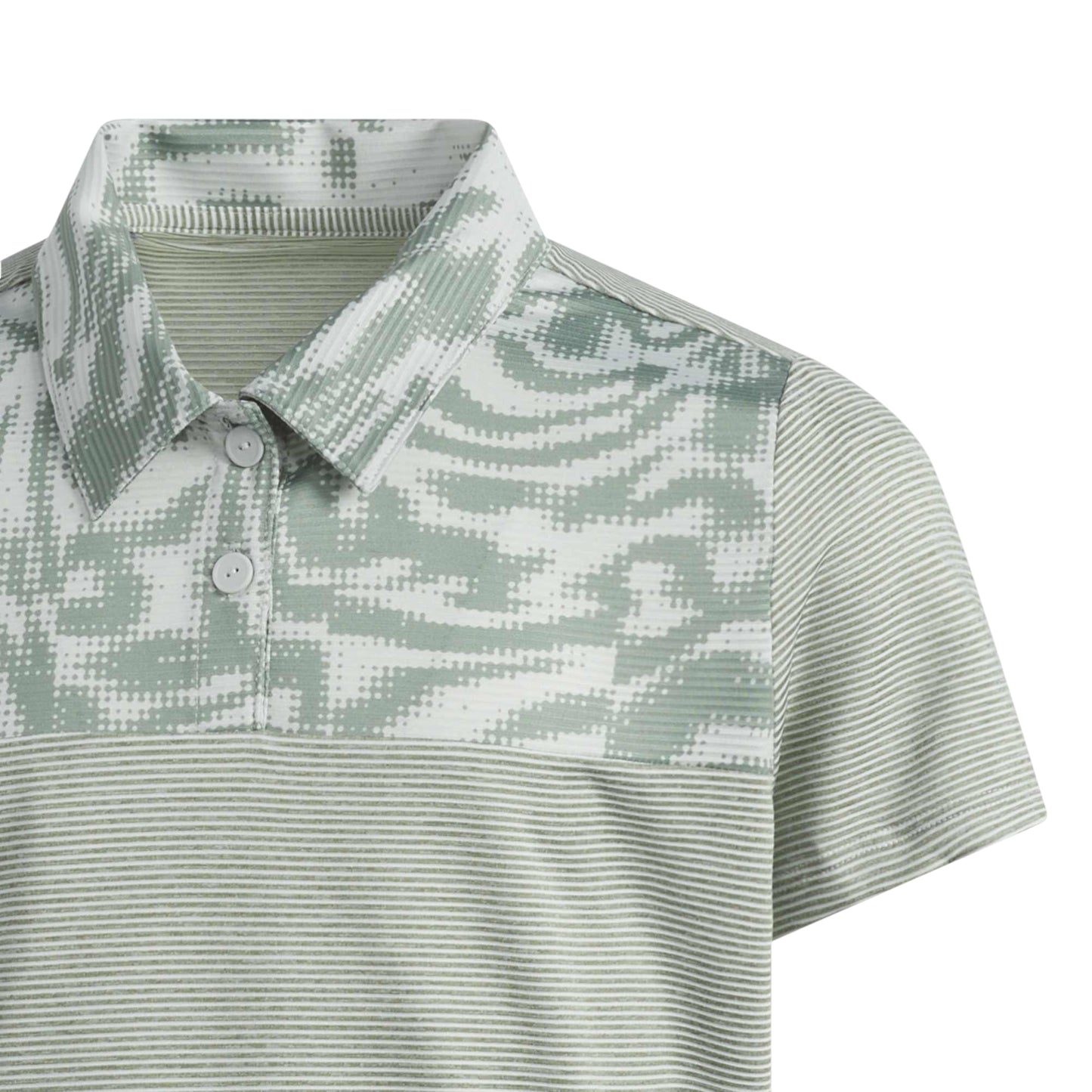 adidas Girls Ottoman Printed Golf Polo Shirt JD1421