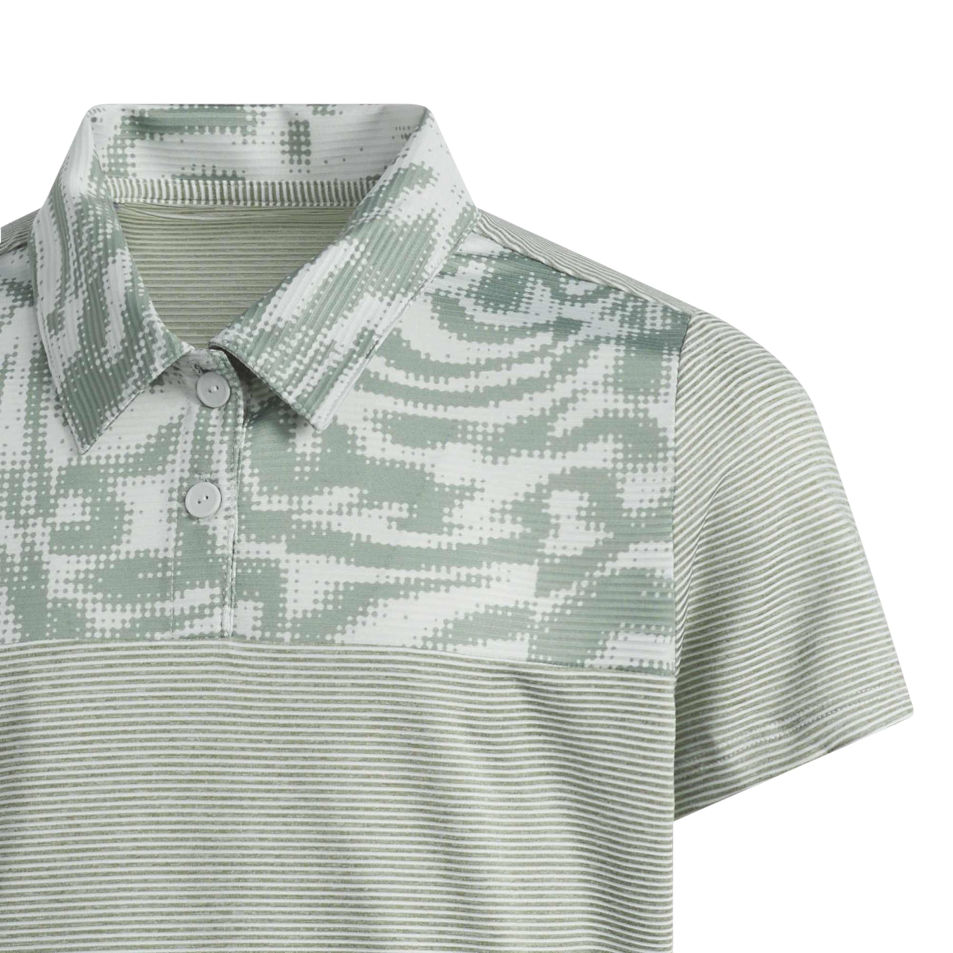 adidas Girls Ottoman Printed Golf Polo Shirt JD1421