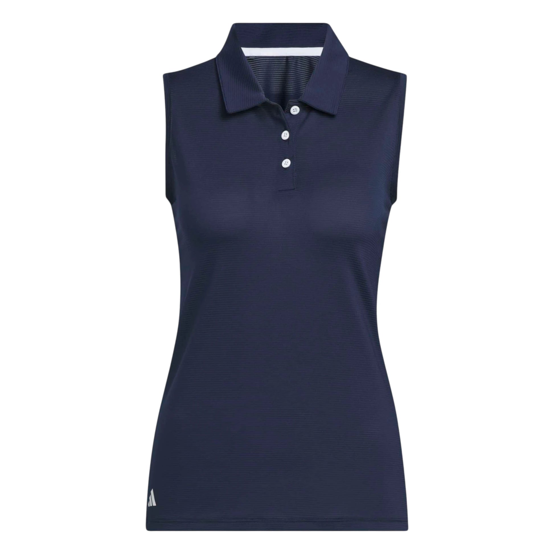 adidas Ladies Solid Ottoman Golf Polo Shirt JE7380