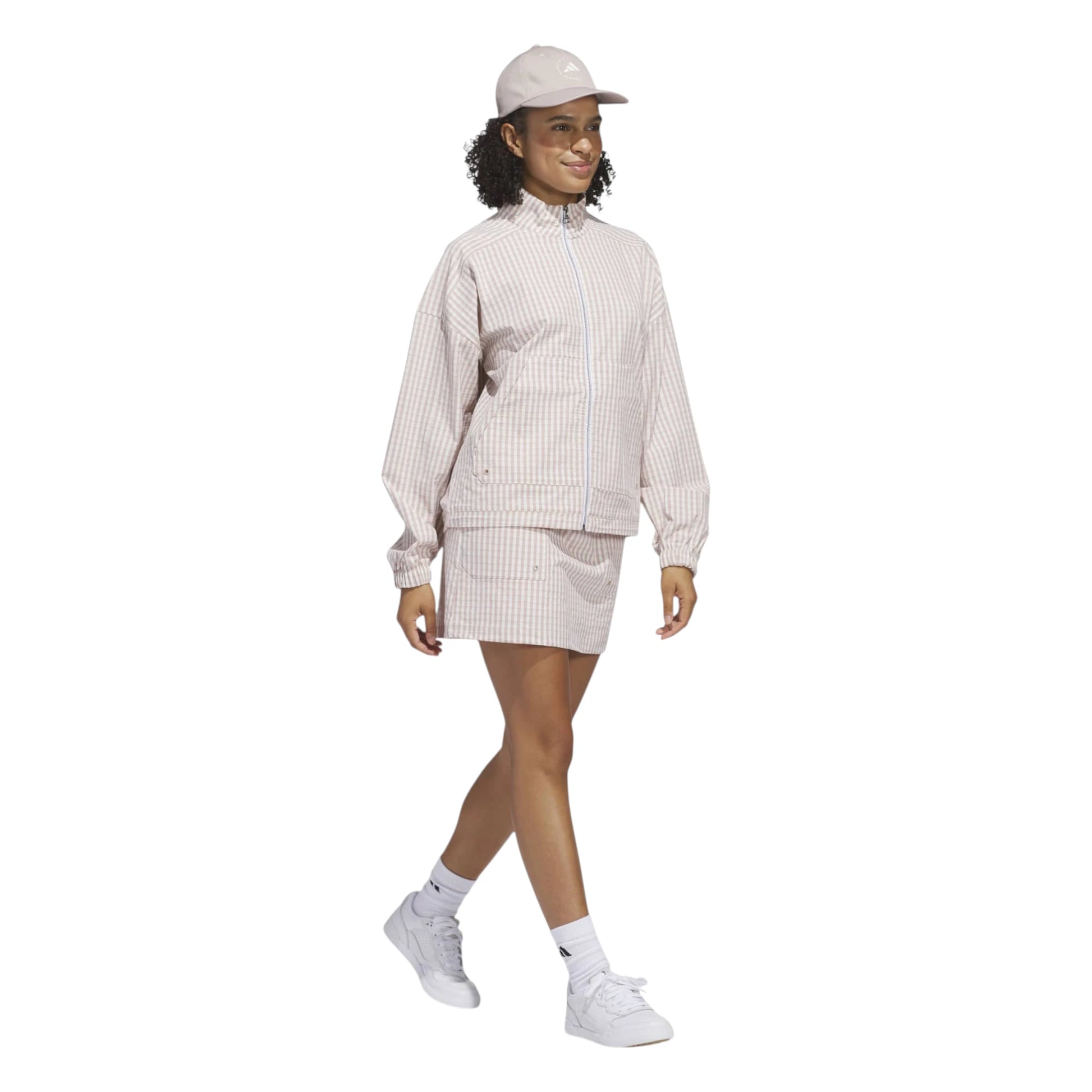 adidas Ladies Ultimate365 Gingham Golf Jacket JE9948