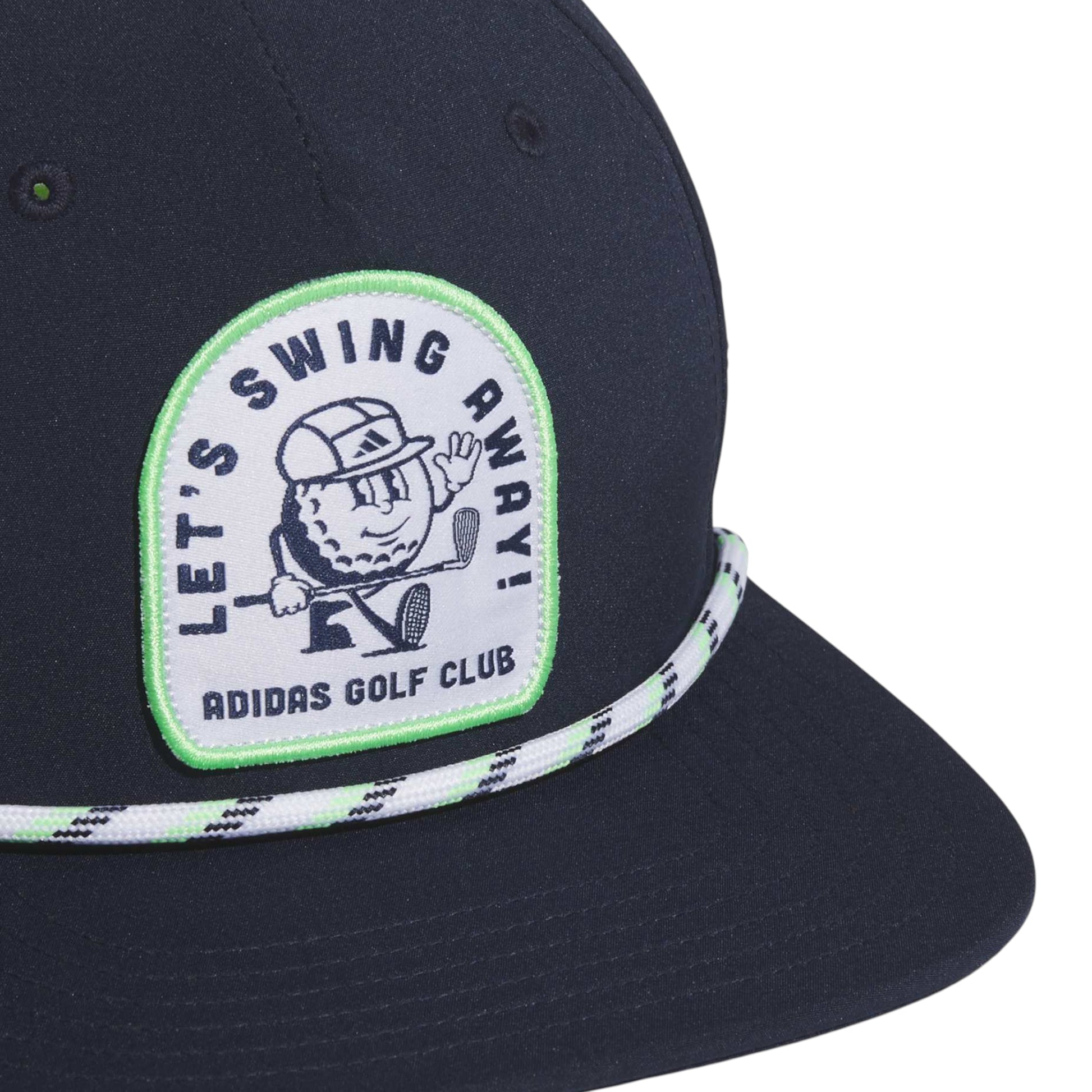 adidas Junior Novelty Lets Swing Away Rope Golf Cap JL5651