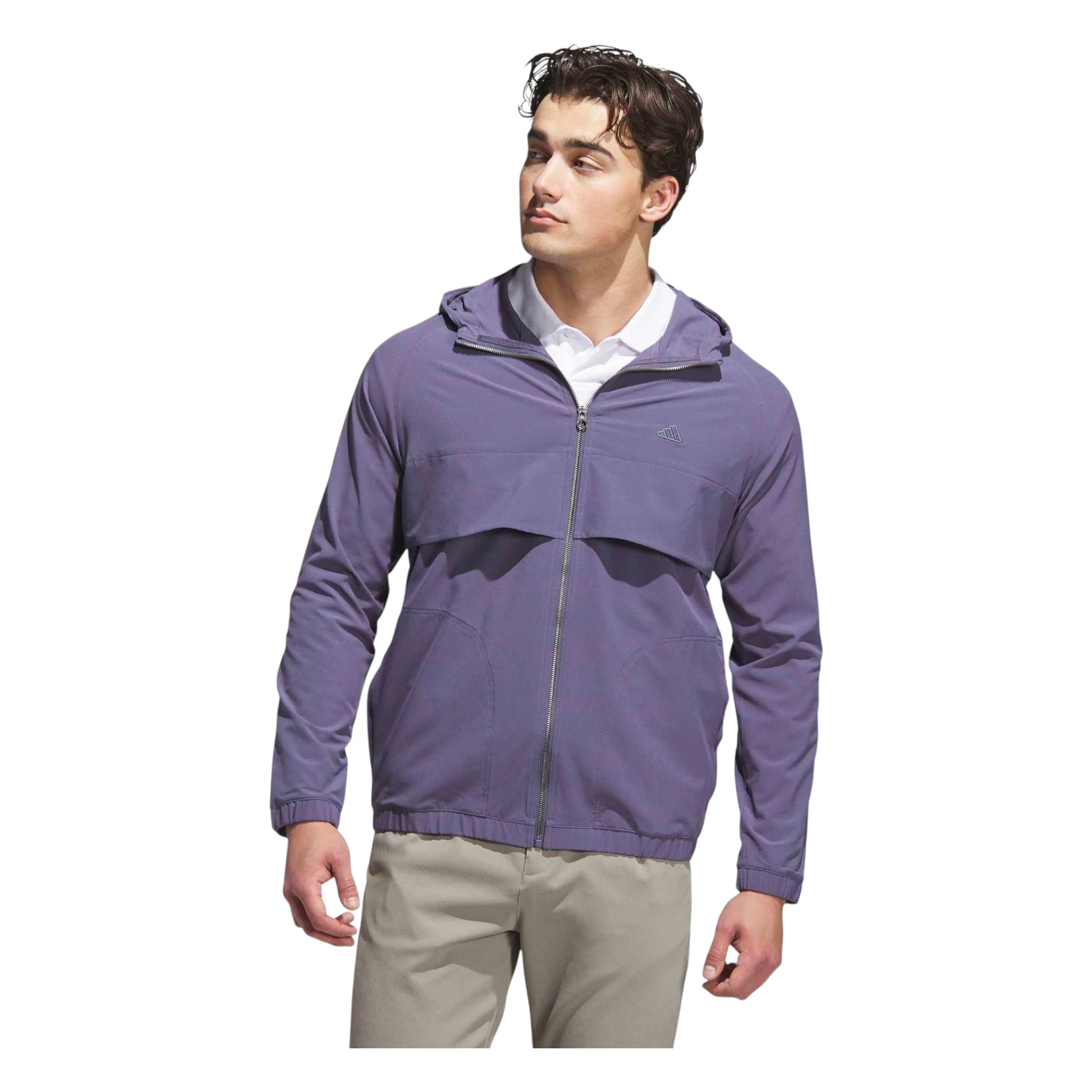 adidas Go-To Full-Zip Golf Windbreaker JL7916