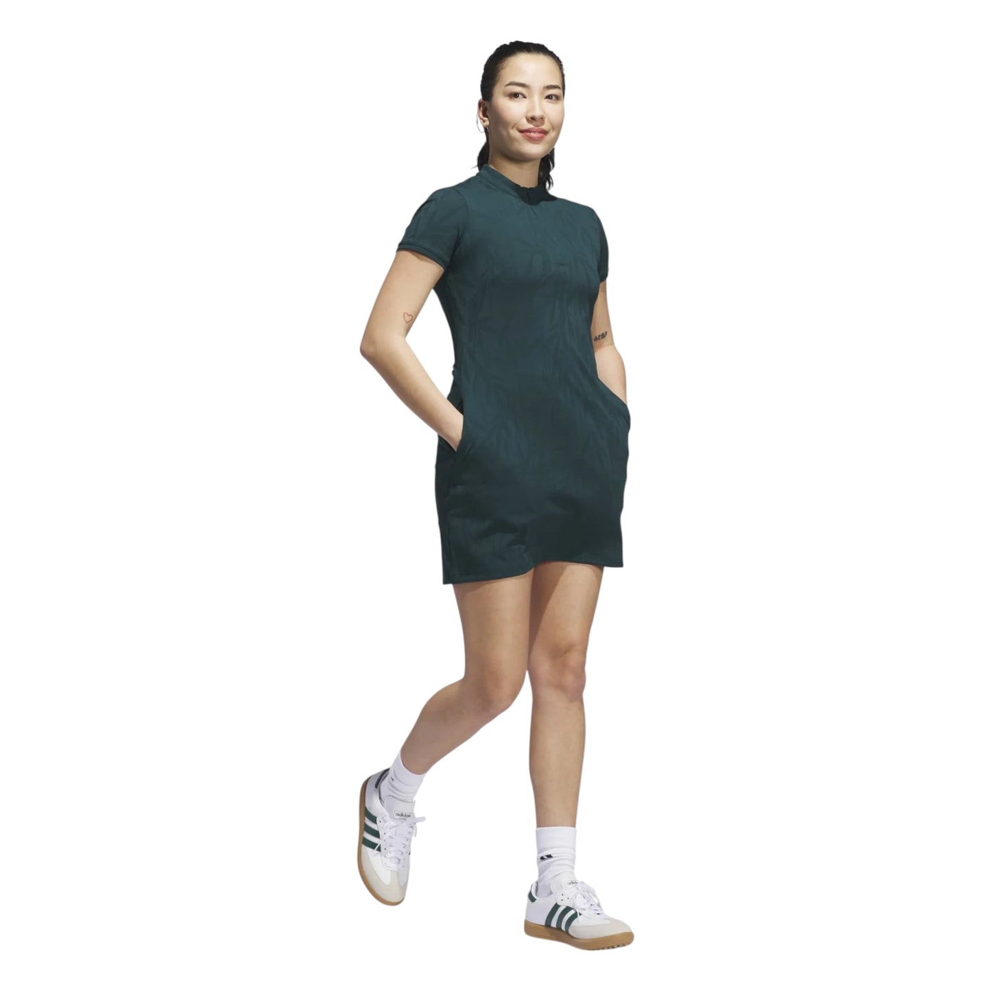 adidas Ladies Go-To Jacquard Golf Dress JL8316