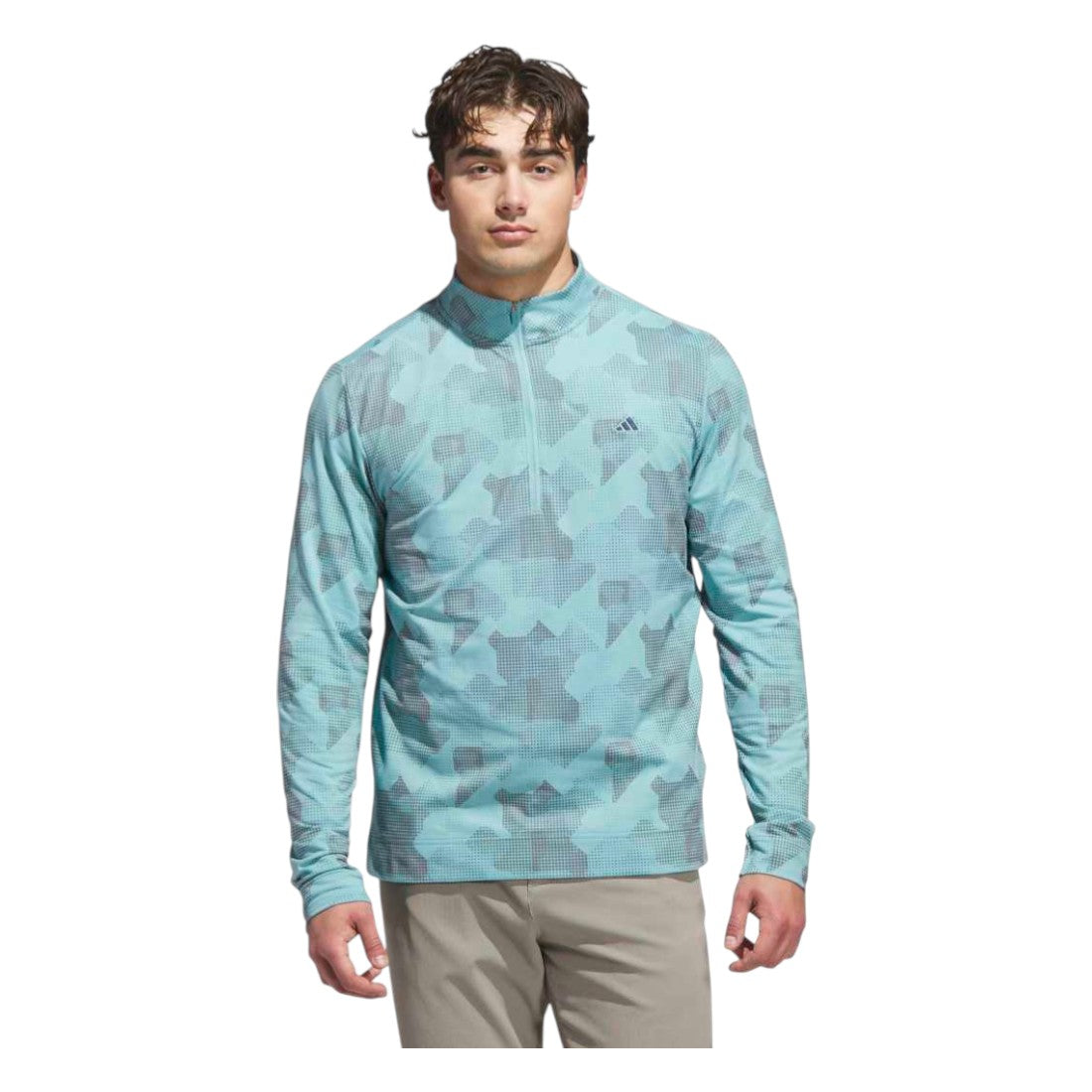adidas Go-To Printed 1/4 Zip Golf Sweatshirt JM0168