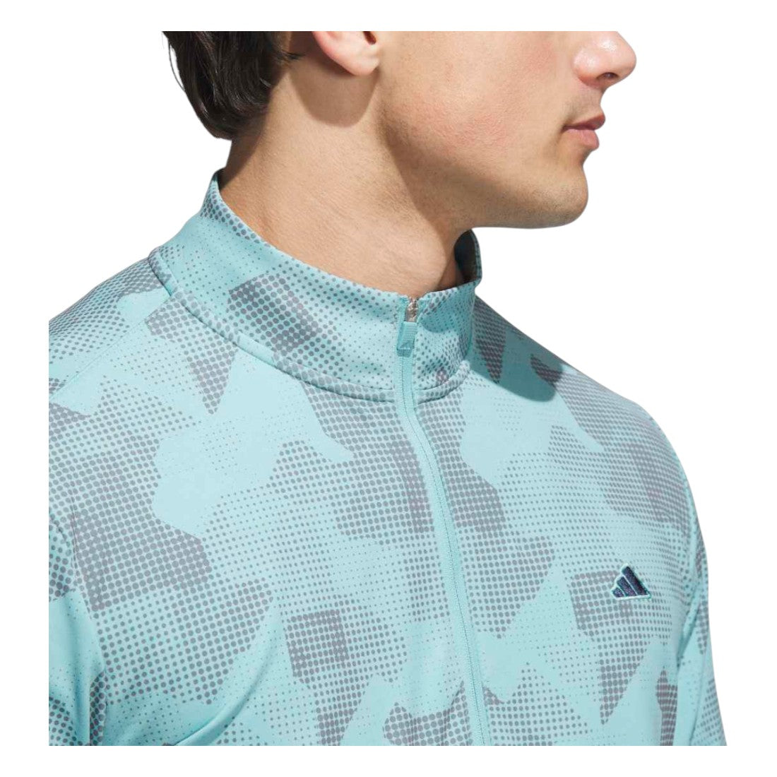 adidas Go-To Printed 1/4 Zip Golf Sweatshirt JM0168
