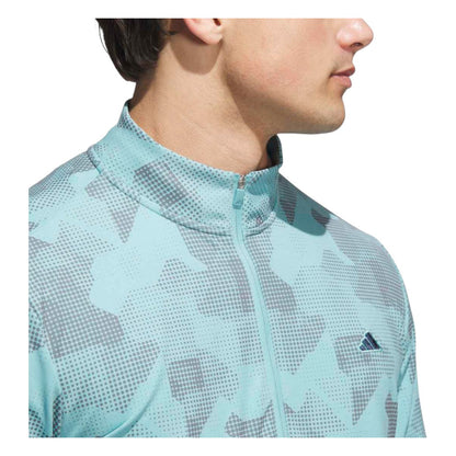 adidas Go-To Printed 1/4 Zip Golf Sweatshirt JM0168