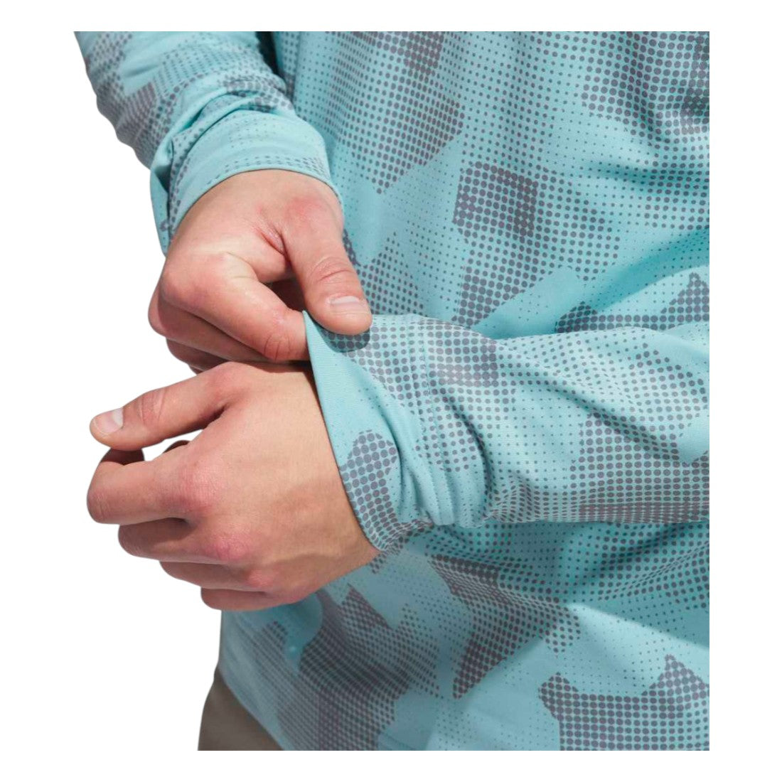 adidas Go-To Printed 1/4 Zip Golf Sweatshirt JM0168