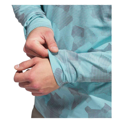 adidas Go-To Printed 1/4 Zip Golf Sweatshirt JM0168