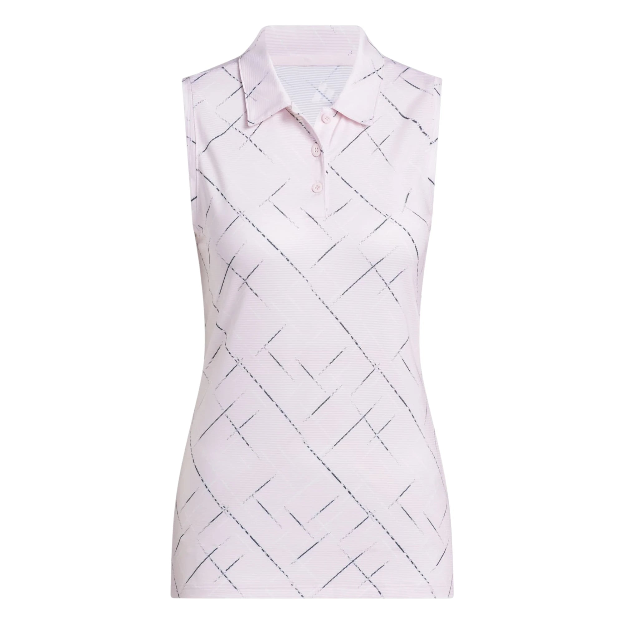 adidas Ladies Ultimate365 Printed Sleeveless Golf Polo Shirt JM1979