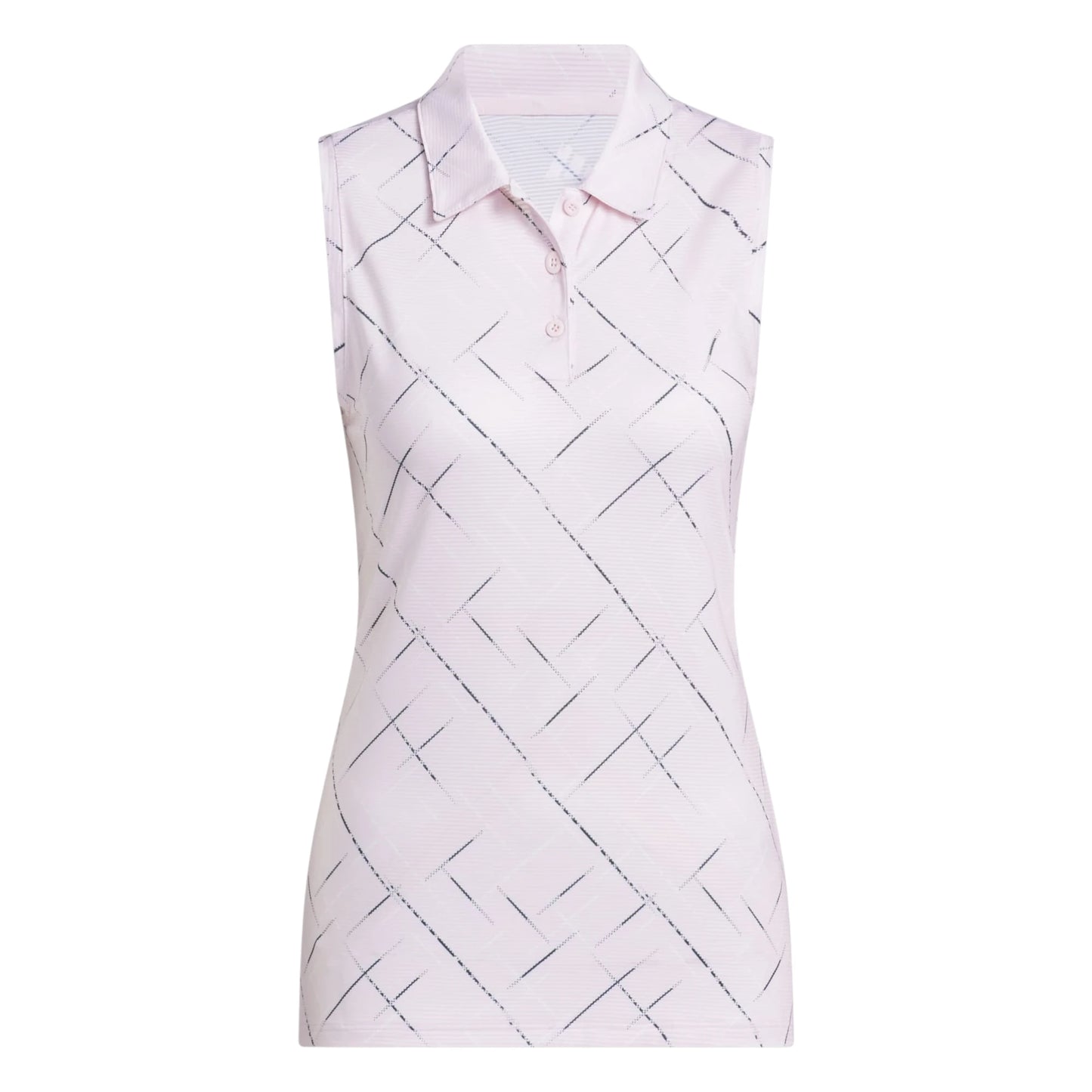 adidas Ladies Ultimate365 Printed Sleeveless Golf Polo Shirt JM1979