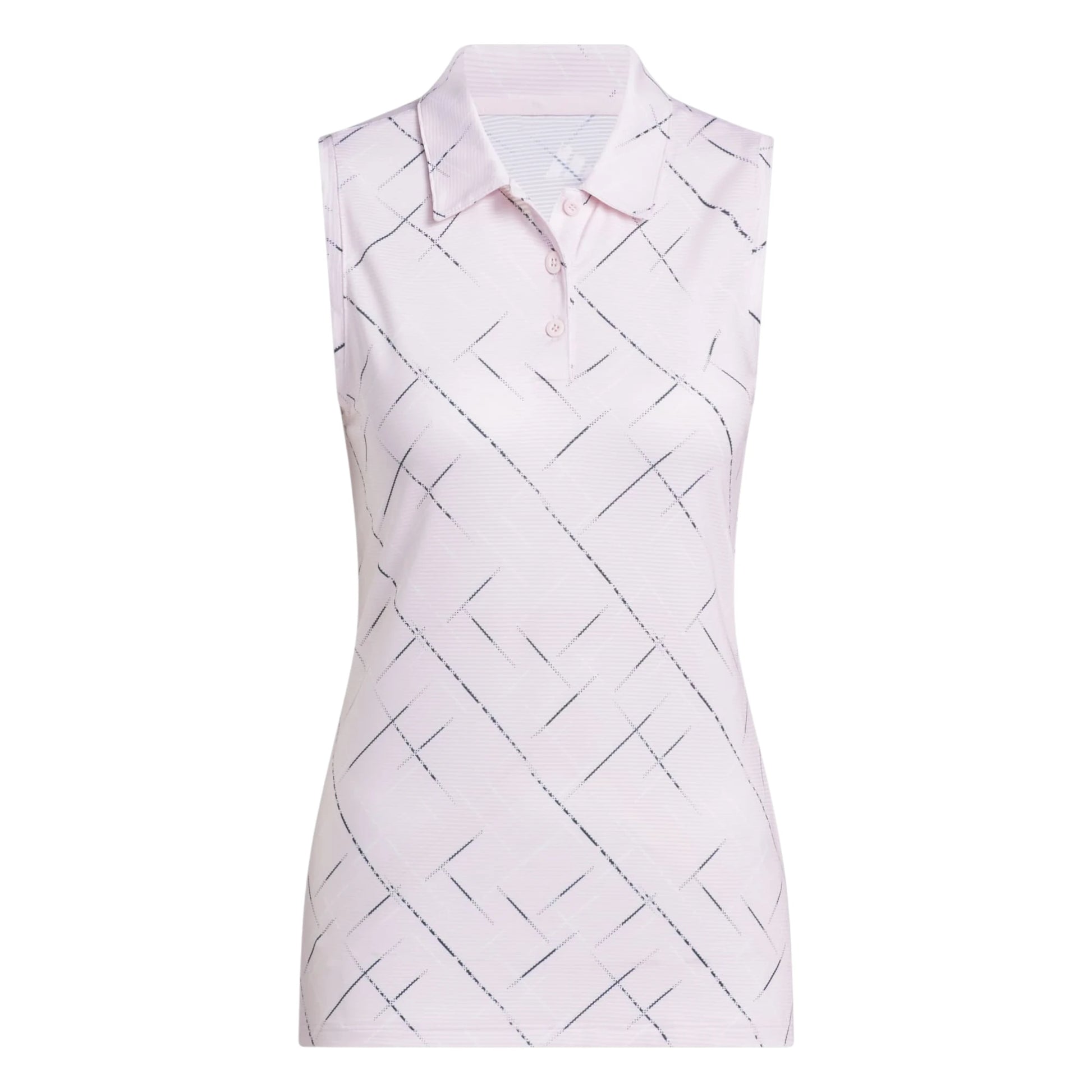adidas Ladies Ultimate365 Printed Sleeveless Golf Polo Shirt JM1979