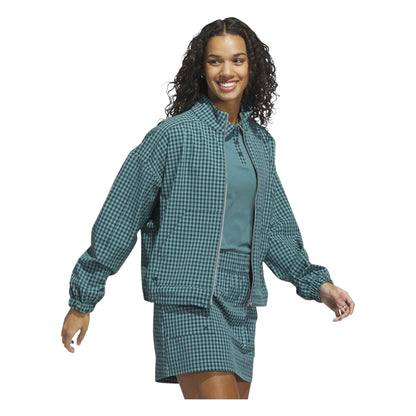 adidas Ladies Ultimate365 Gingham Golf Jacket JN7558