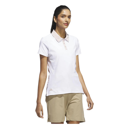 adidas Ladies Ultimate365 Gingham Golf Polo Shirt JN8356
