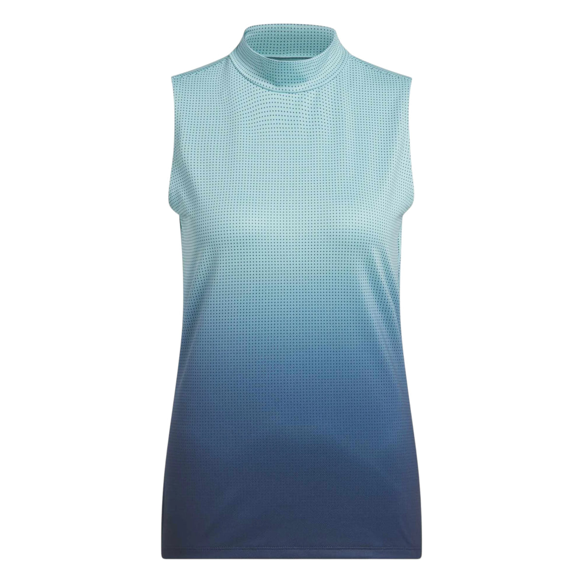 adidas Ladies Ultimate365 Gradient Sleeveless Mock Golf Top JN8385