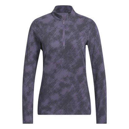 adidas Ladies Ultimate365 Printed Golf 1/4 Zip JN8413