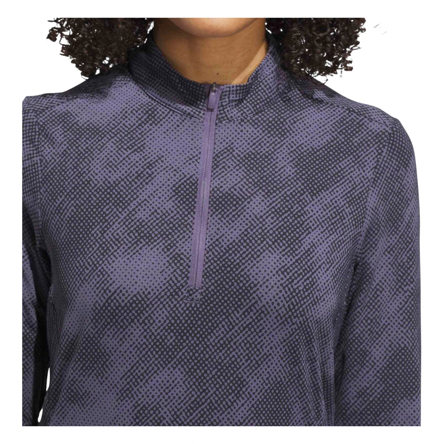 adidas Ladies Ultimate365 Printed Golf 1/4 Zip JN8413