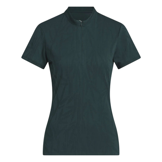 adidas Ladies Go-To Jacquard Short Sleeve Golf Polo Shirt JN8415
