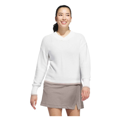adidas Ladies Ultimate365 Classic Knit Golf Sweater JP3503