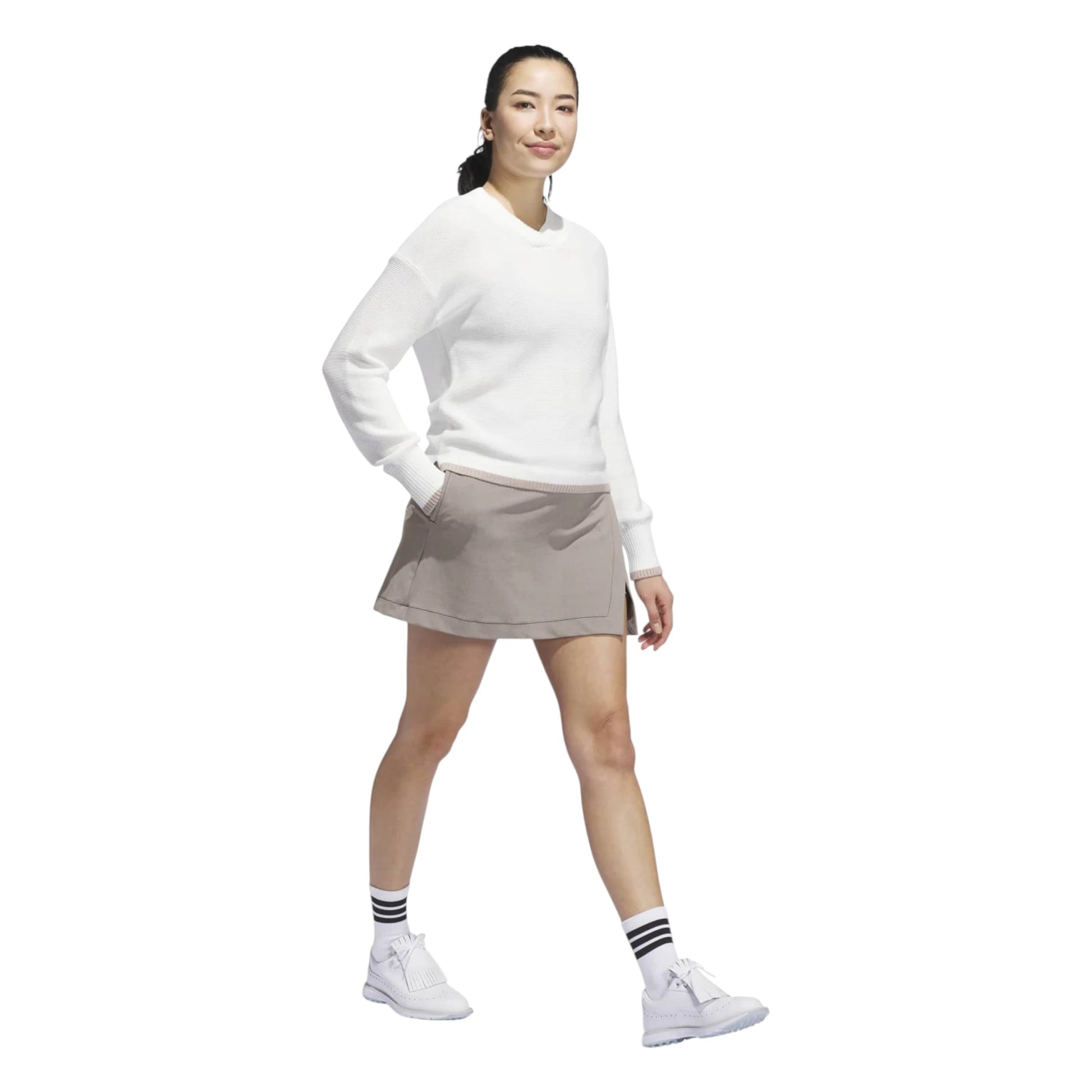 adidas Ladies Ultimate365 Classic Knit Golf Sweater JP3503