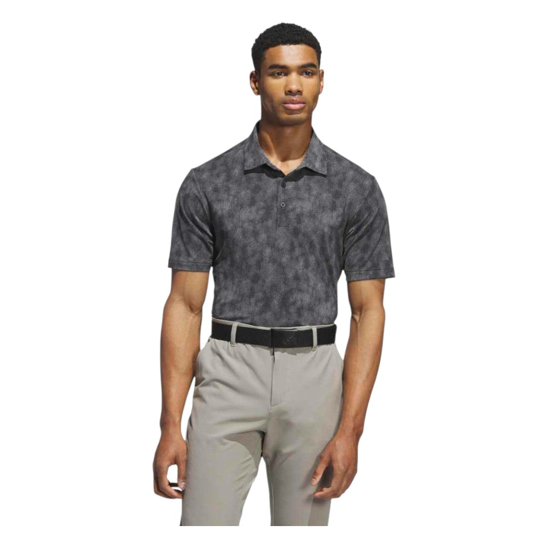 adidas Ultimate365 Textured Print Golf Polo Shirt JW1621
