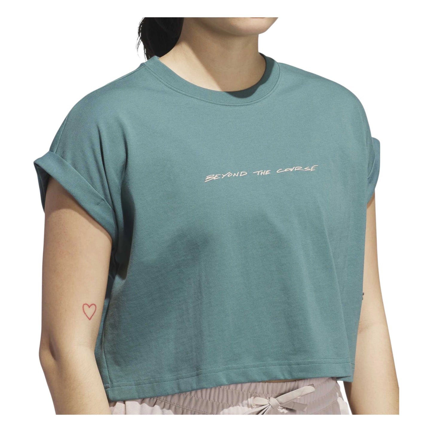 adidas Ladies BTC Graphic Sleeveless Golf T-Shirt JX1771
