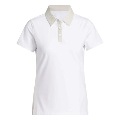adidas Ladies Ultimate365+ Butterspun Grid Polo Shirt JX6633