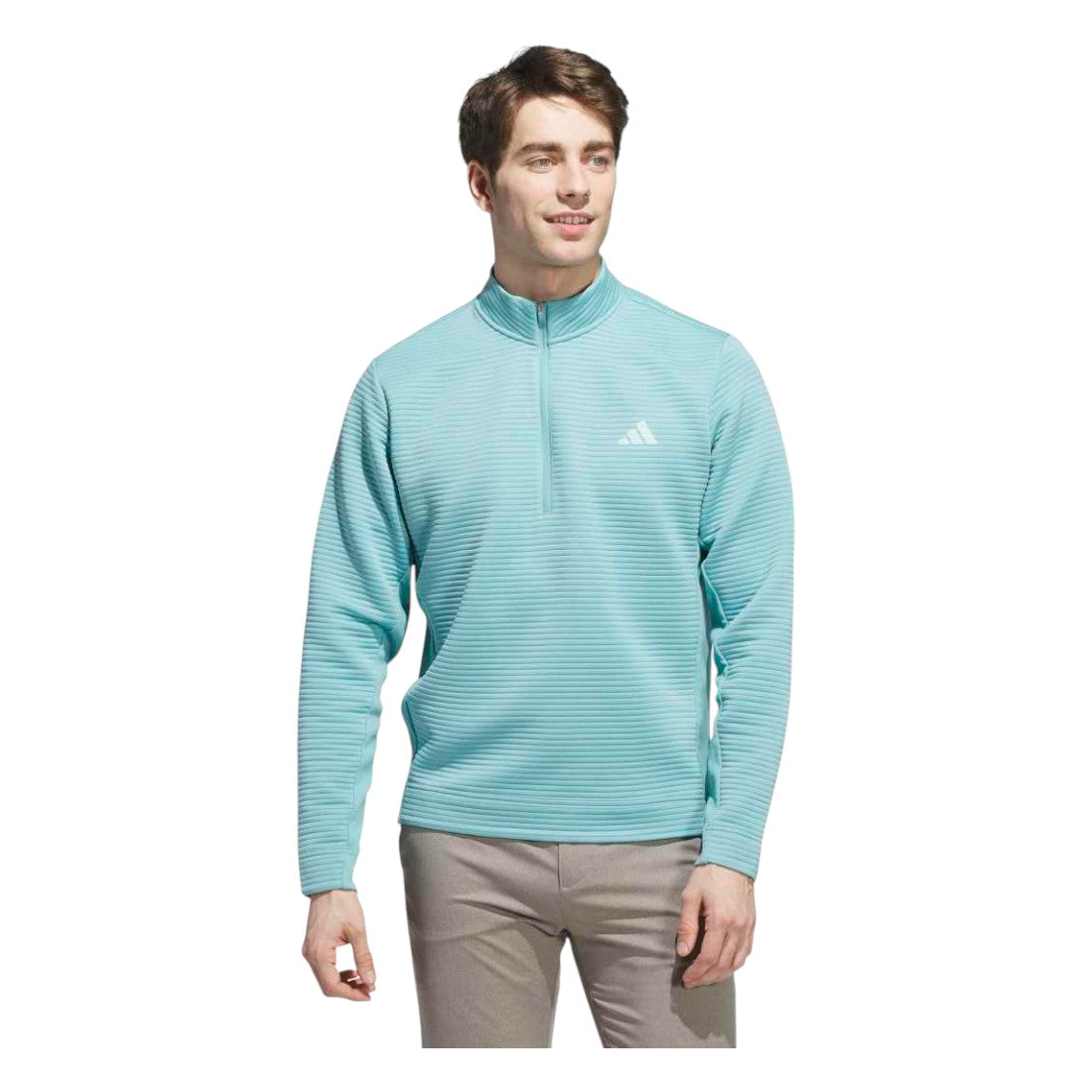 adidas Ultimate365 DWR Textured 1/4 Zip Golf Sweatshirt JX7237