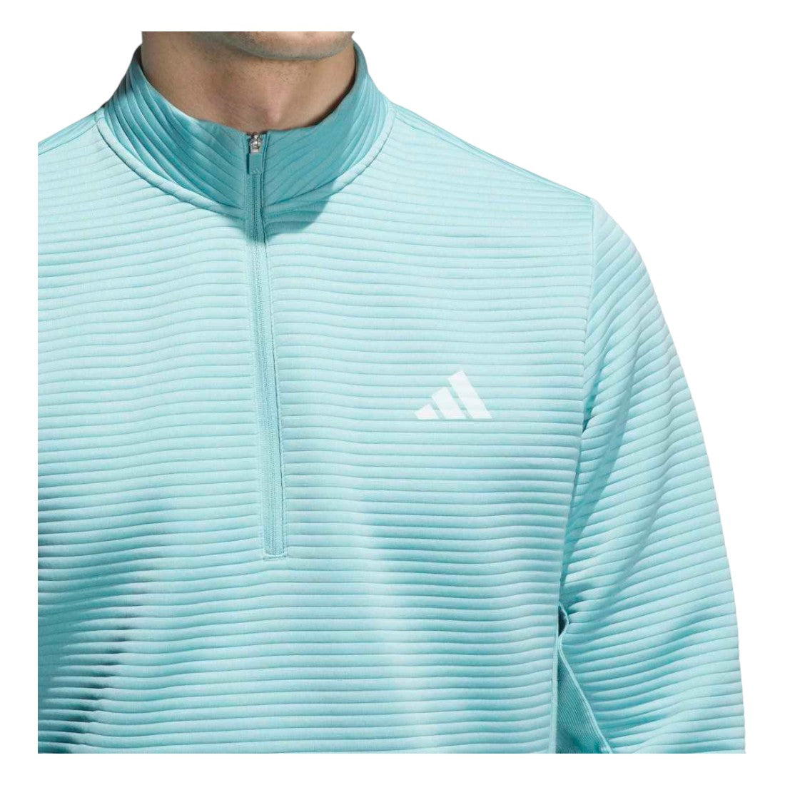 adidas Ultimate365 DWR Textured 1/4 Zip Golf Sweatshirt JX7237