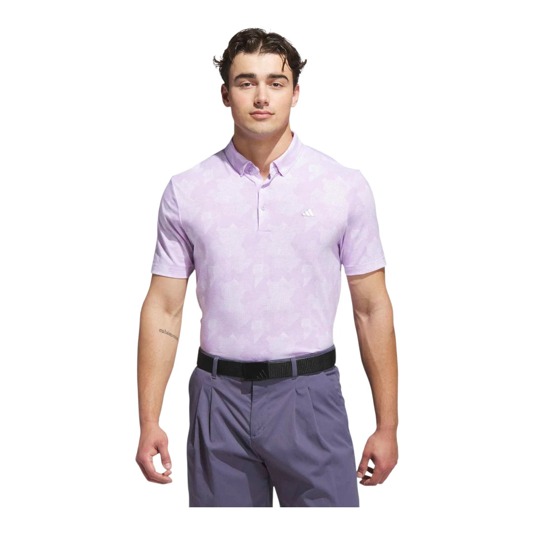 adidas Go-To Printed Golf Polo Shirt JY1914
