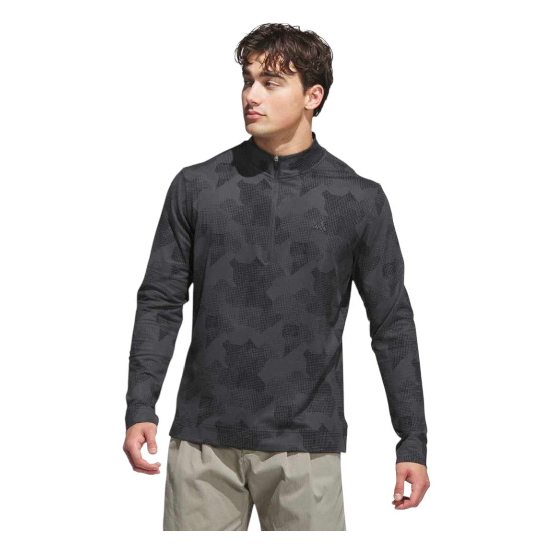 adidas Go-To Print 1/4 Zip Golf Mid Layer JY1948