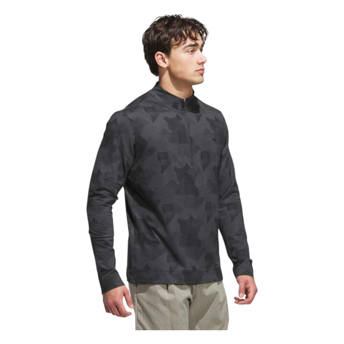 adidas Go-To Print 1/4 Zip Golf Mid Layer JY1948