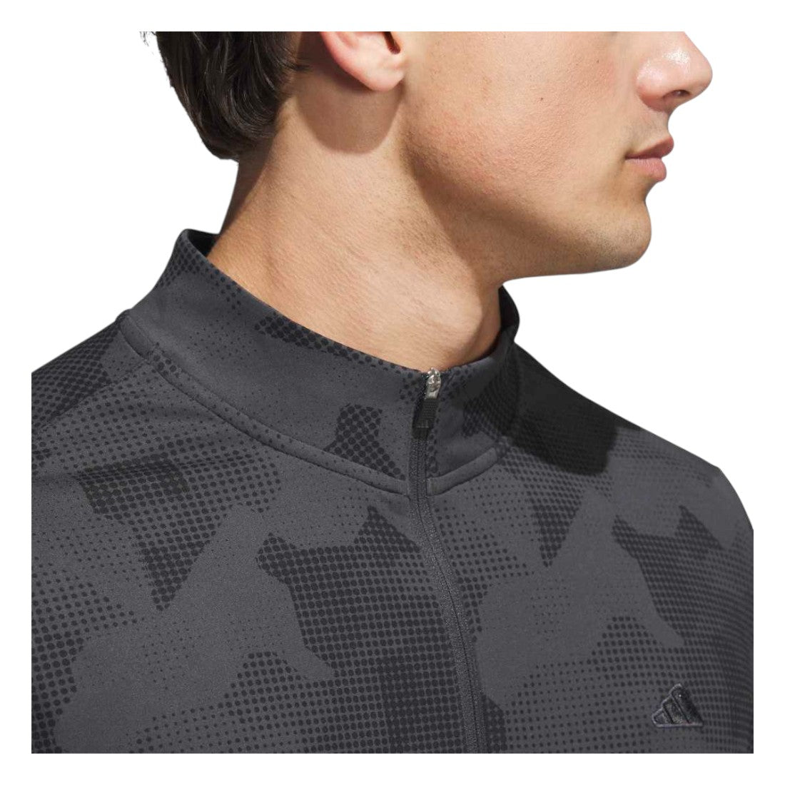 adidas Go-To Print 1/4 Zip Golf Mid Layer JY1948