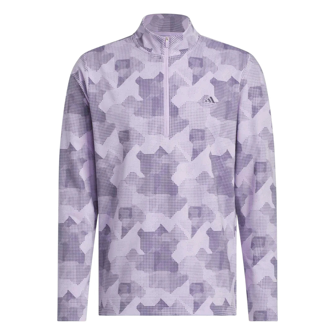 adidas Go-To Print 1/4 Zip Golf Mid Layer JY1949