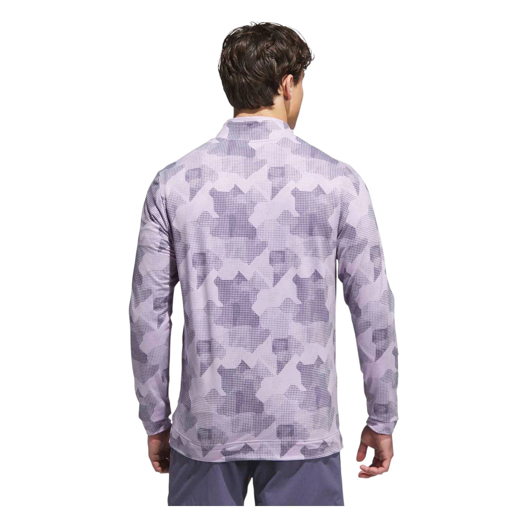 adidas Go-To Print 1/4 Zip Golf Mid Layer JY1949