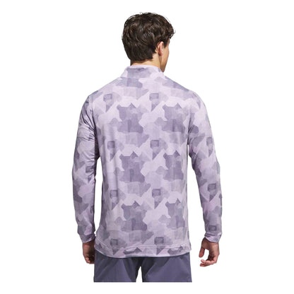 adidas Go-To Print 1/4 Zip Golf Mid Layer JY1949