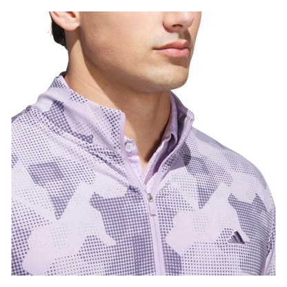 adidas Go-To Print 1/4 Zip Golf Mid Layer JY1949