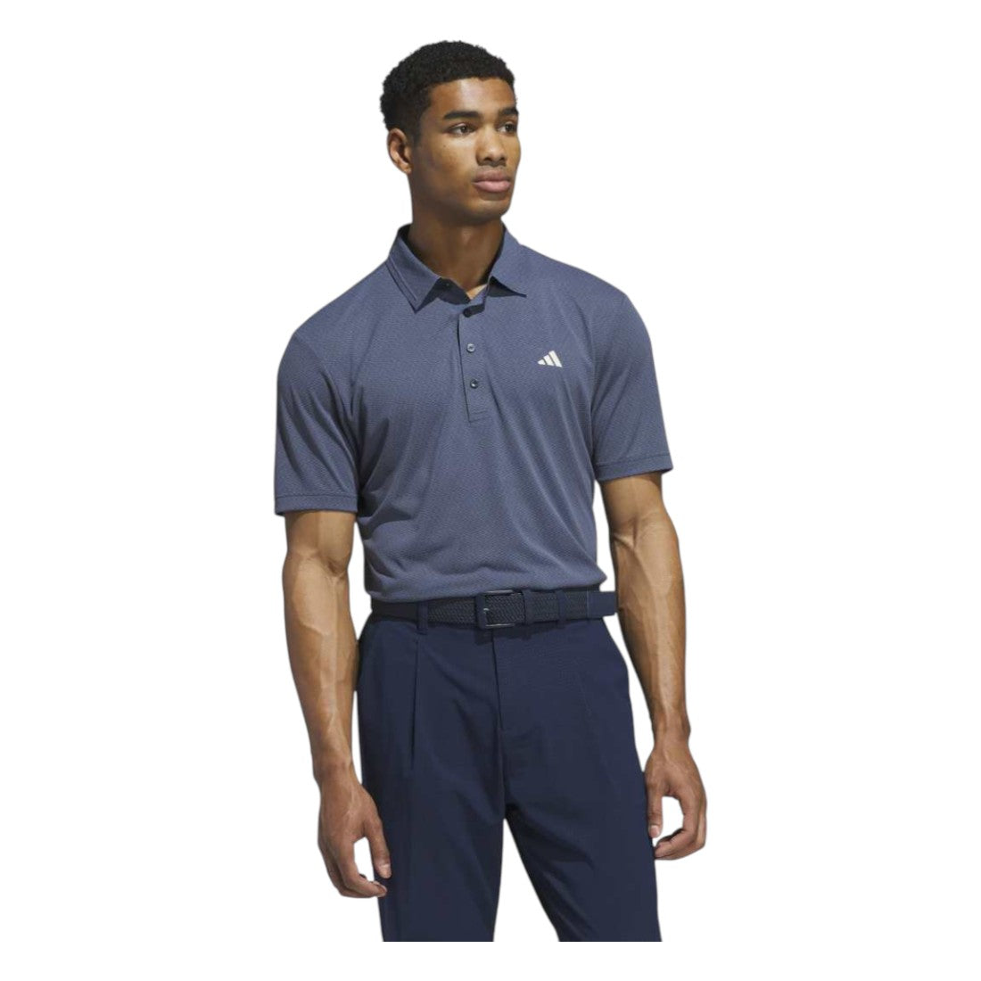 adidas Tour Textured Print Golf Polo Shirt JY4697