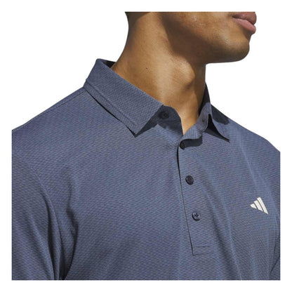 adidas Tour Textured Print Golf Polo Shirt JY4697