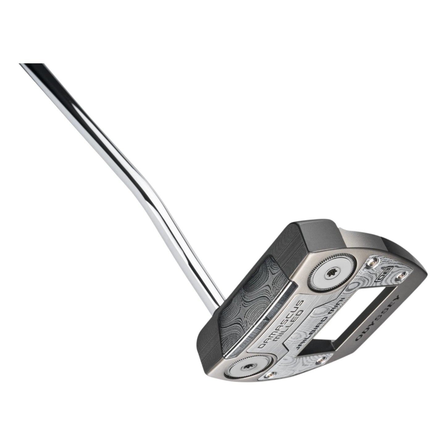 Left Handed Odyssey Damascus Milled Golf Putter | Jailbird Mini