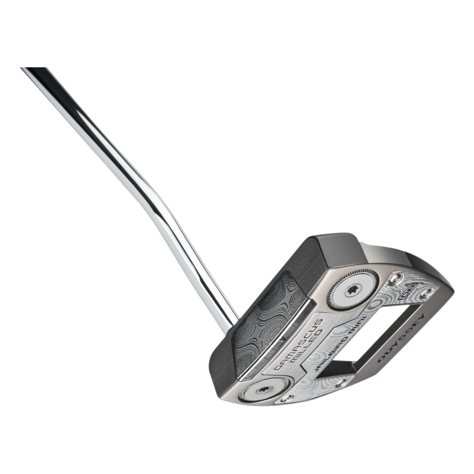 Left Handed Odyssey Damascus Milled Golf Putter | Jailbird Mini