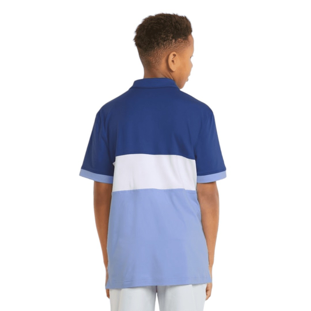 Junior Puma Cloudspun Highway Golf Polo Shirt 534341