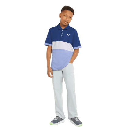 Junior Puma Cloudspun Highway Golf Polo Shirt 534341