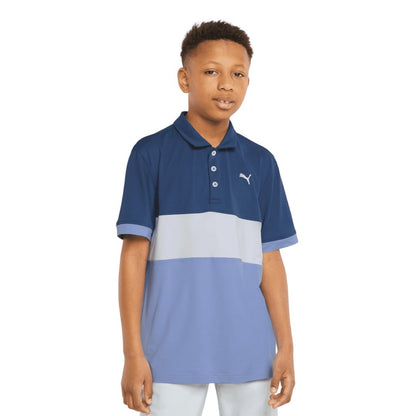 Junior Puma Cloudspun Highway Golf Polo Shirt 534341