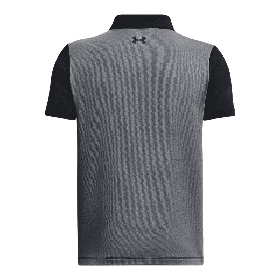 Junior Under Armour Performance Colour Block Golf Polo Shirt 1380136
