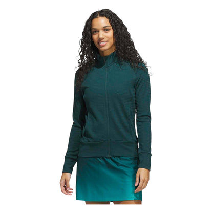 adidas Ladies Lightweight Waffle-Knit Golf Jacket KA5470