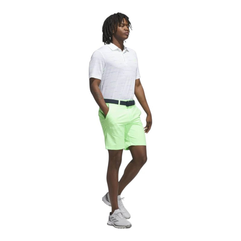 adidas Ultimate365 Mesh Stripe Print Golf Polo Shirt KA7906