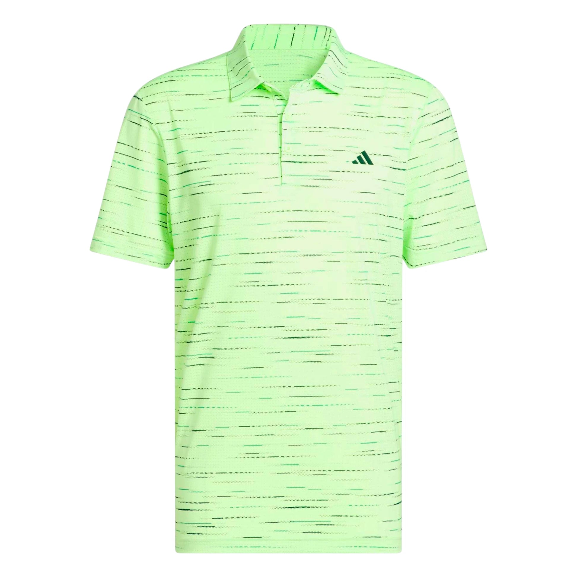 adidas Ultimate365 Mesh Stripe Print Golf Polo Shirt KA7907