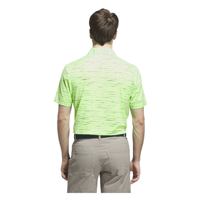 adidas Ultimate365 Mesh Stripe Print Golf Polo Shirt KA7907