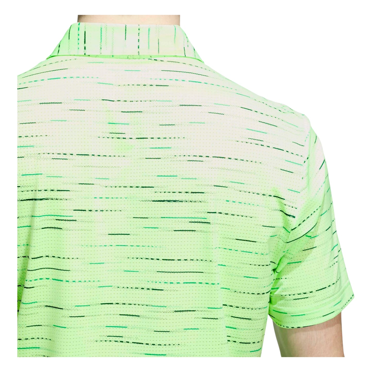 adidas Ultimate365 Mesh Stripe Print Golf Polo Shirt KA7907