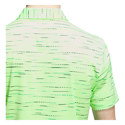 adidas Ultimate365 Mesh Stripe Print Golf Polo Shirt KA7907